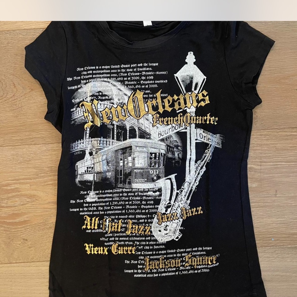 New Orleans Graphic Kids T-Shirt - Black